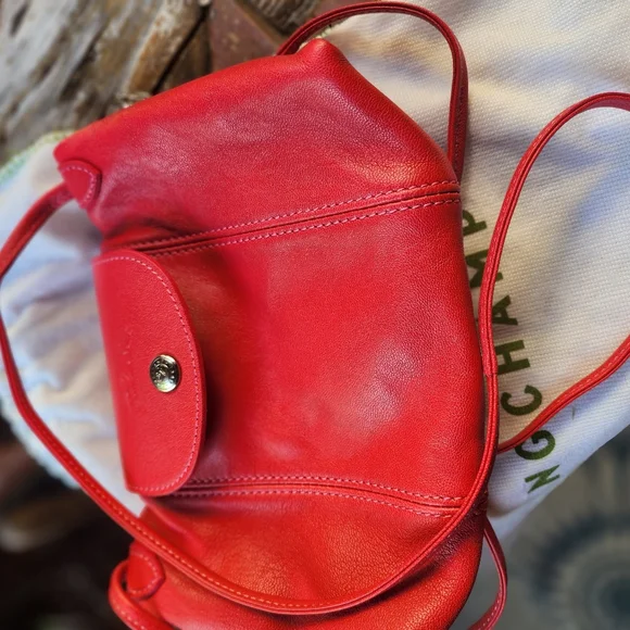 NEW CROSSBODY LEATHER BAG BY LONGCHAMP - Picture 7 of 7